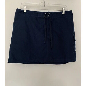 Vineyard Vines Navy Blue Cargo Pocket Mini Skirt Shep & Ian Size 10